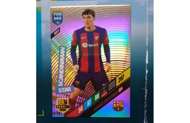 Christensen Panini Fifa 365 2024 Scandinavian Star kártya