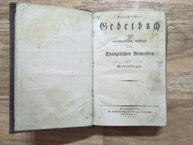 Christlicher Gebetbuch zum gottesdienstlichen Gebrauch (1829-es)