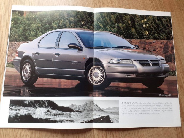 Chrysler Stratus prospektus + technikai adatok - 1995, magyar nyelv