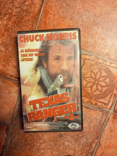 Chuck Norris VHS kazetta A texasz ranger