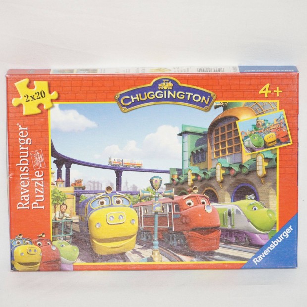 Chuggington 2 x 20 db-os puzzle - Ravensburger puzzle ( használt )
