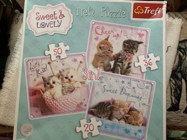Cicás puzzle 3 in 1 + Disney Princess puzzle ajándékba