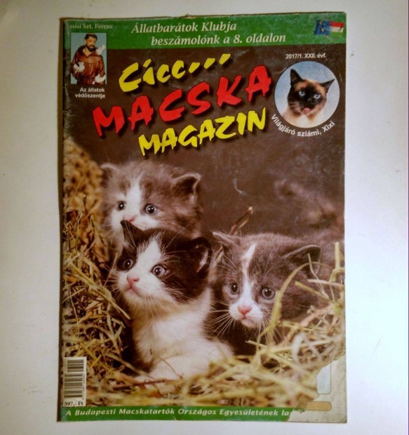Cicc Macska Magazin 2017/1 (poszterral) 7kp+tartalom