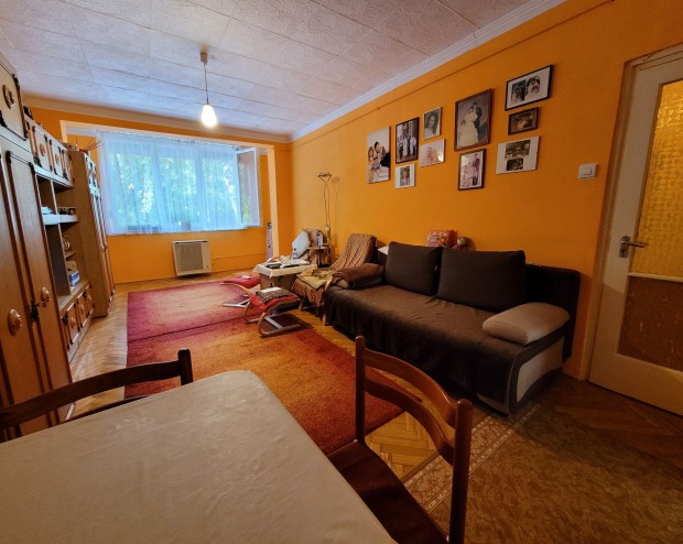 Cifrakapu �t elej�n, f�ldszinti  58 nm-es lak�s  elad�.  20-9751413