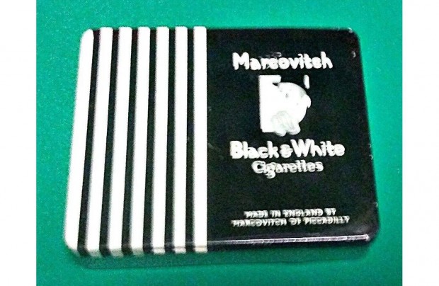 Cigaretts doboz (fm, angol, 9x7,5x2 cm)