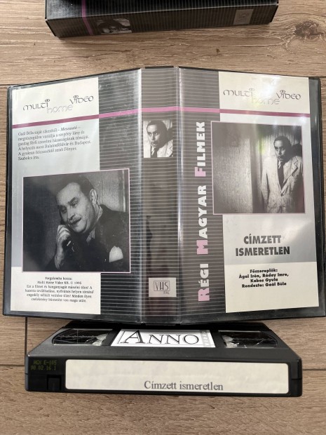 Cmzett ismeretlen vhs 