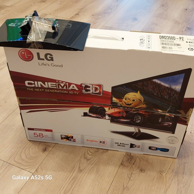 Cinema 3D Lg tv dobozval kiegsztkkel