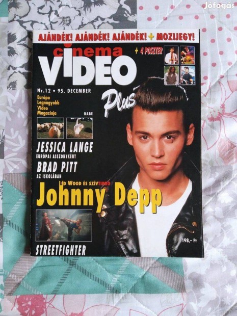 Cinema video plus magazin 1995/december, Johnny Depp
