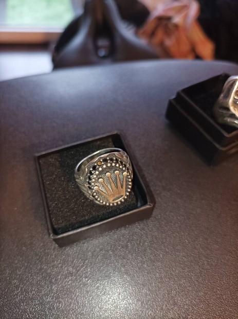 Cirkónia köves ezüst gyűrű Sterling silver.