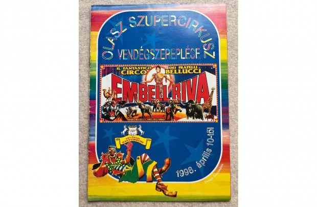 Cirkuszi msorfzet - Embrell Riva Olasz Szupercirkusz 1998