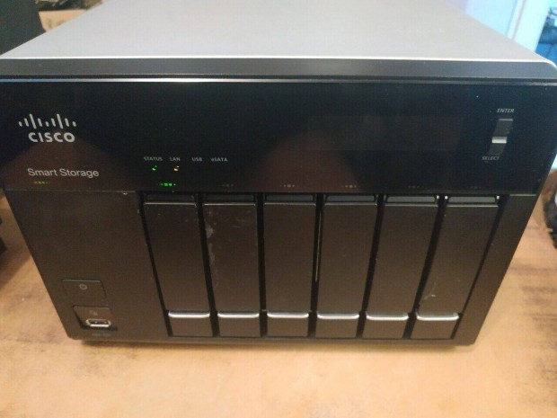 Cisco NSS326, 6 lemezes hálózati adattároló (nas)