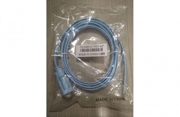 Cisco RS232-RJ45 konzol kbel, nem hasznlt