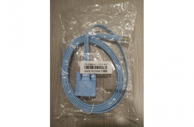 Cisco RS232-RJ45 konzol kábel, nem használt
