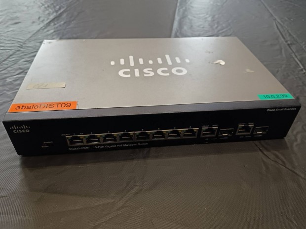 Cisco SG300-10mp switch, Gigabites hlzati kapcsol