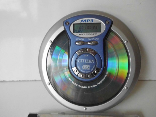 Citizen PCD-5010 discman MP3/CD lejtsz