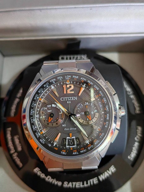 Citizen Satellite Wave Promaster Eco Drive CC1090-52E frfi karra