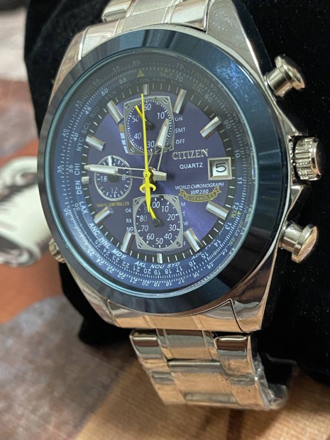 Citizen word blu  Quartz Acl Chronograph ora j 