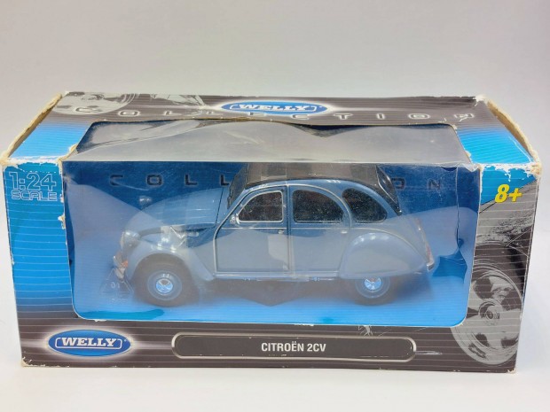 Citroen 2CV Welly 1:24 1/24 dobozos modellaut