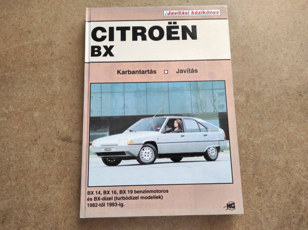 Citroen BX javtsi karbantartsi knyv