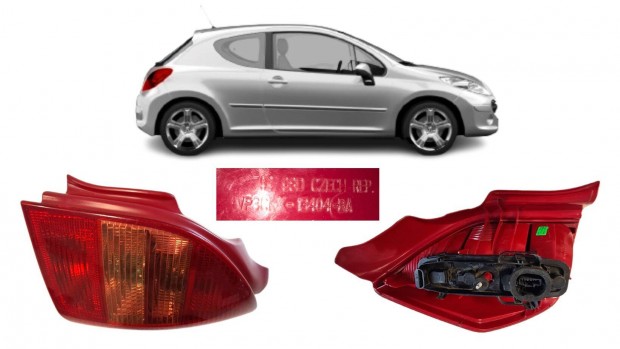 Citroen C2 jobb hts lmpa, srlt, csz 79998D VP36Kx13404