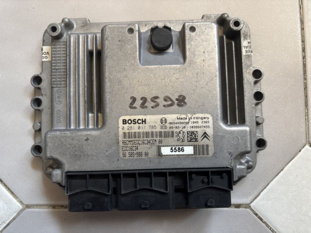 Citroen C3, Peugeot 206 motorvezrl 0281011785 9658556880