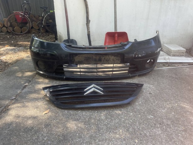 Citroen C3 eleje; első lökhárító és hűtőrács
