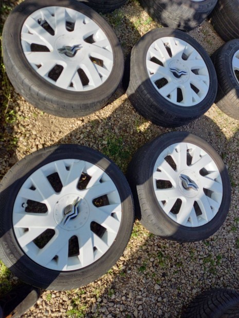 Citroen C4 Cupe 4x108-as 16.5x7" fehér (gyári felni) alufelni, 205/50R