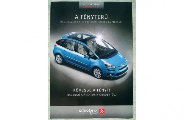 Citroen C4 Picasso s magyar knlat prospektus - A fnyter, 2007