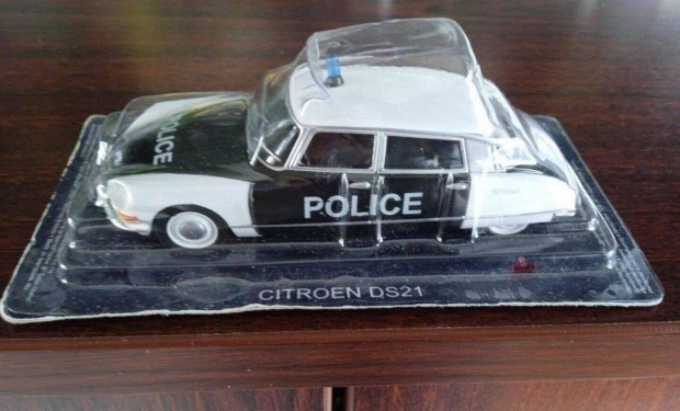 Citroen DS21 - Police FR rendr kisauto modell 1/43 Elad