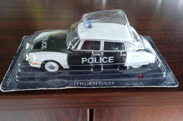 Citroen DS21 - Police FR rendr kisauto modell 1/43 Elad