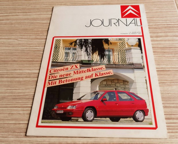 Citroen Journal 1991 magazin. (Zx)