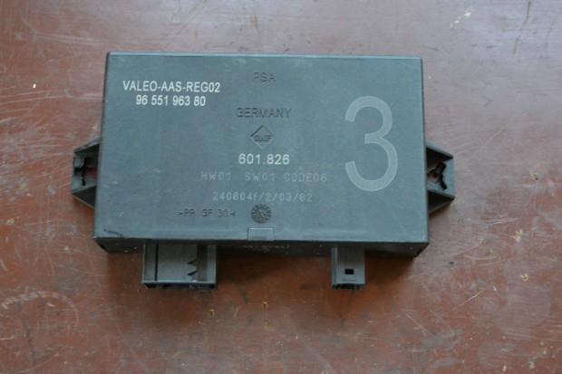 Citroen, Peugeot tolatóradar, PDC vezérlő! 9655196380, 601.826