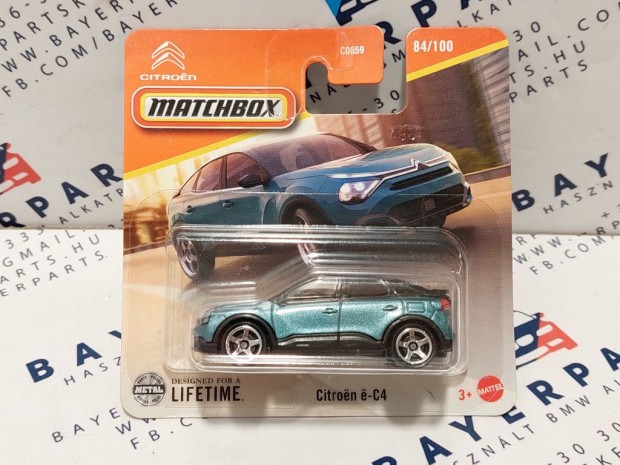 Citroen e-C4 - 84/100 - bliszteres -  Matchbox - 1:64