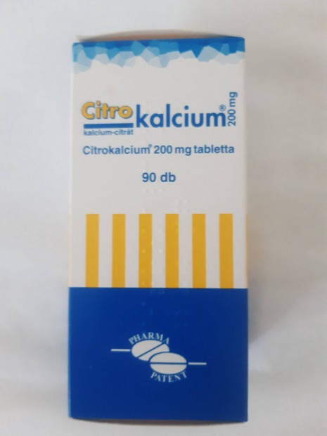 Citrokalcium 200 mg 90 db