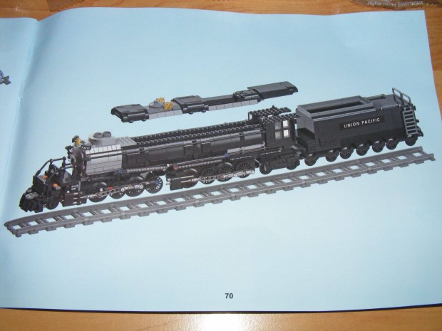 City Vonat Union Pacific 4000 Train Big Boy gzmozdony 1610db lego j