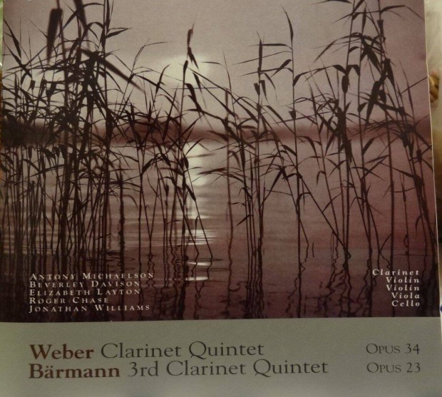 Clarinet Quintet Musical Fidelity CD lemez !!!