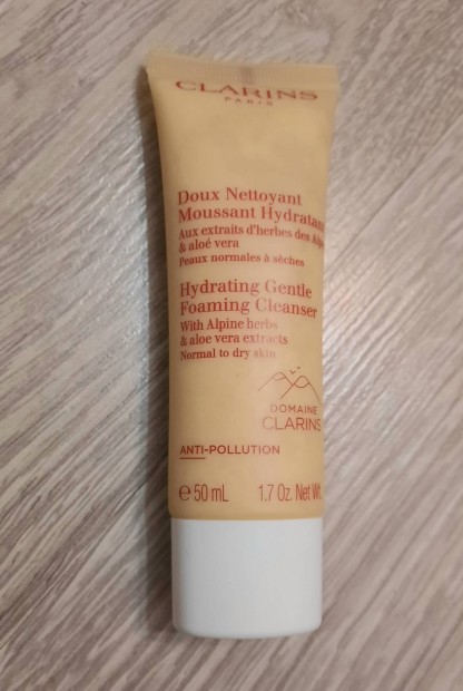 Clarins Hydrating Gentle Foaming Cleanser habz arctisztt