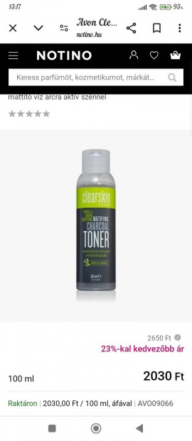 Clearskin Toner 100 ml 