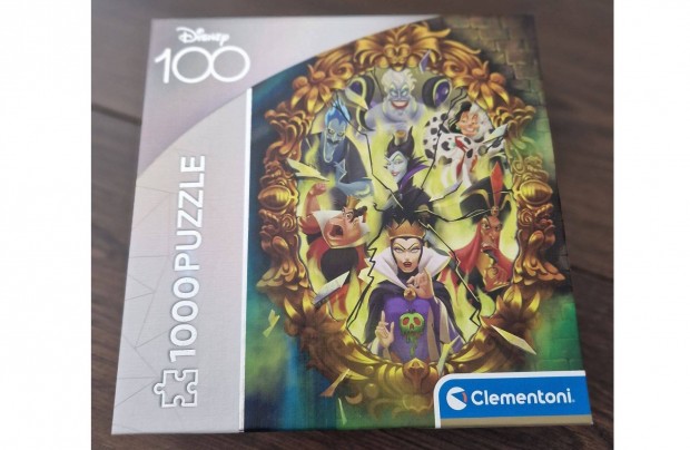 Clementoni 1000 Puzzle Disney 100 - A Disney gonoszai