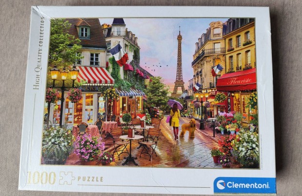 Clementoni 1000 db-os puzzle Virgok Prizsban - Flowers in Paris