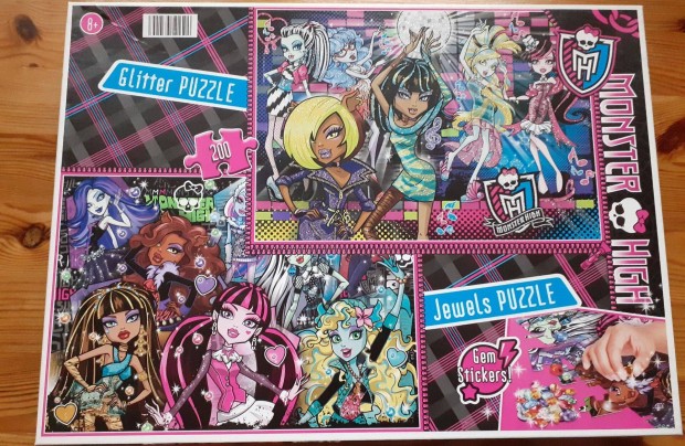 Clementoni 200 db-os Monster High mese szereplivel kirak puzzle