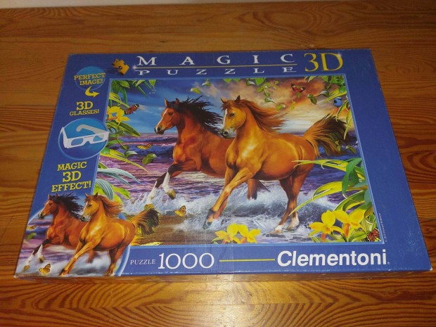 Clementoni 3D puzzle - Lovak 1000 db