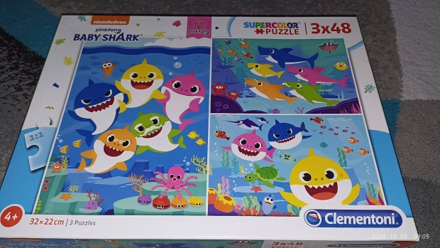 Clementoni Baby shark Bbi cpa puzzle kirak szett 