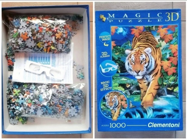 Clementoni Magic 3D puzzle szemveggel