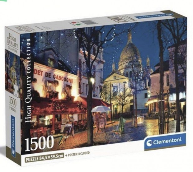 Clementoni Prizs, Montmartre 1500 db-os (31999)