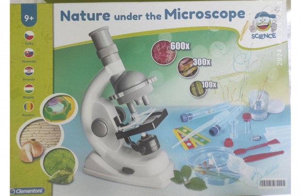 Clementoni Science Nature under the microscope mikroszkp