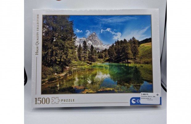 Clementoni: Kék tó - 1500 darabos puzzle, új