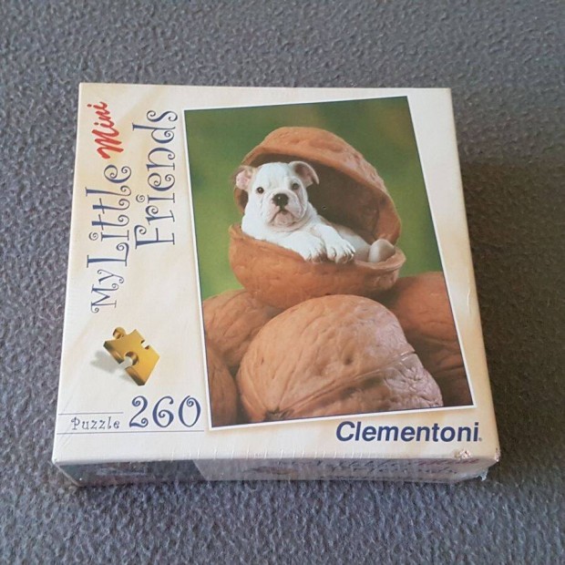 Clementoni angol buldog klyk puzzle, 260 db-os (bontatlan)