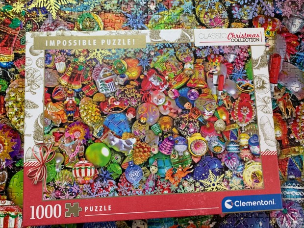 Clementoni karcsonyi puzzle 1000 db