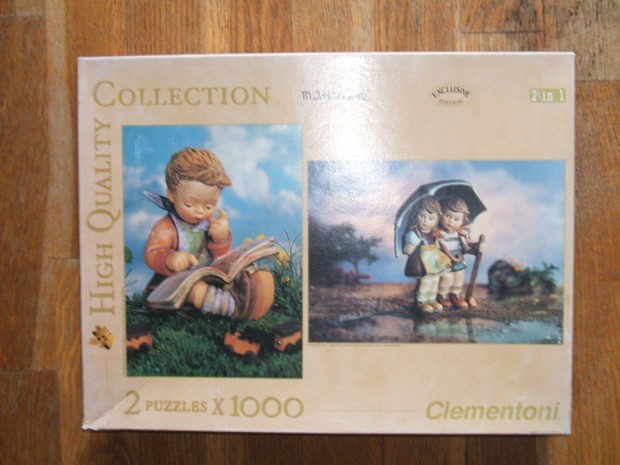 Clementoni puzzle kirak 2x1000 db - Hummel